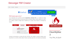 Desktop Screenshot of descargarpdfcreator.com