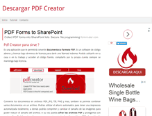 Tablet Screenshot of descargarpdfcreator.com